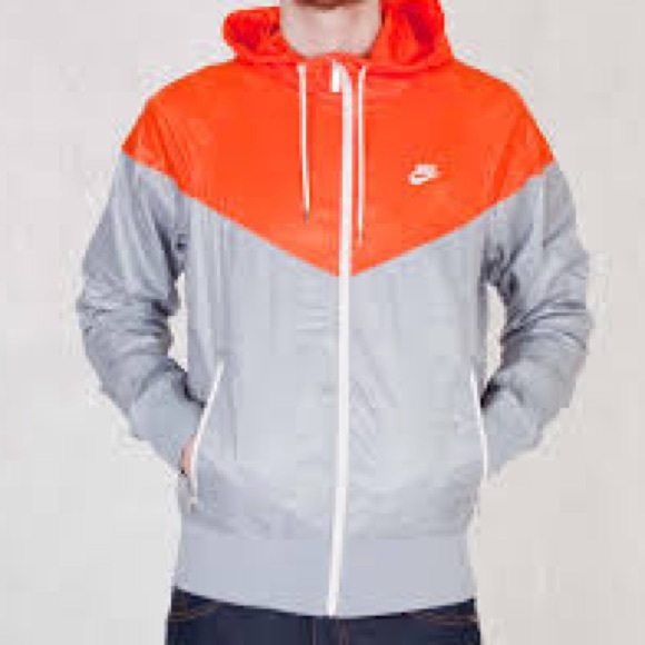 nike windrunner jacket orange